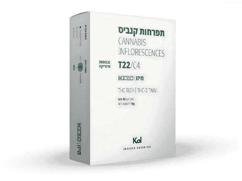 קנאביס רפואי תפרחת לופי - T22/C4 - Luffy קול מדיקל יום\לילה - היברידי