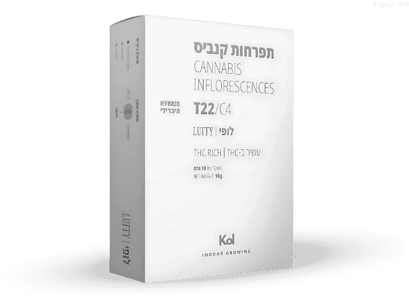 קנאביס רפואי תפרחת מיזו - T22/C4 - Mizo קול מדיקל לילה - אינדיקה