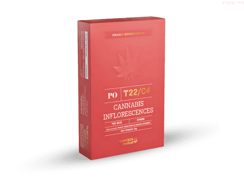 קנאביס רפואי תפרחת פי או  - T22/C4 - PO פלאנטק מדיקל יום\לילה - היברידי