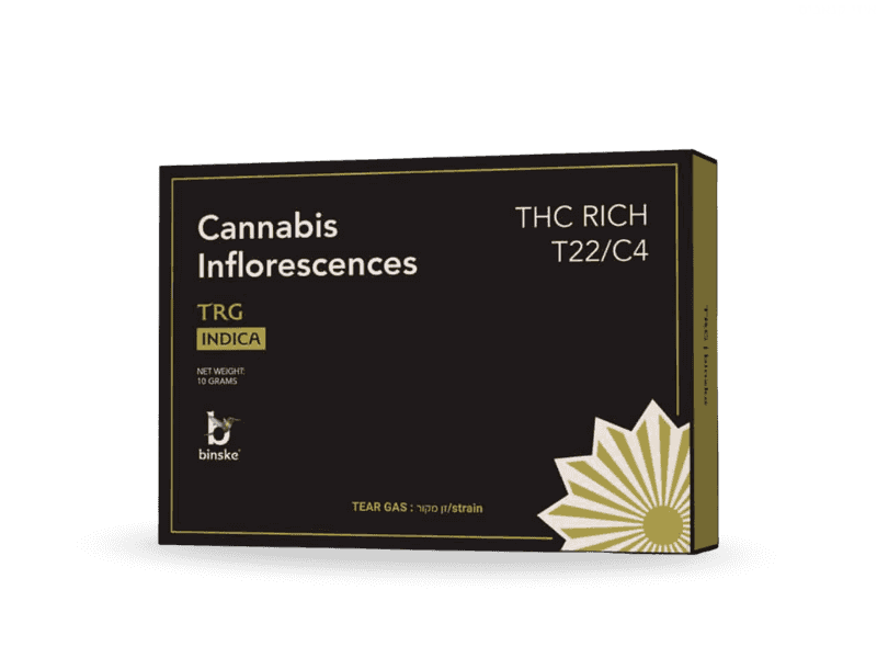 קנאביס רפואי תפרחת טי.אר.ג'י - T22/C4 - TRG קנדוק לילה - אינדיקה