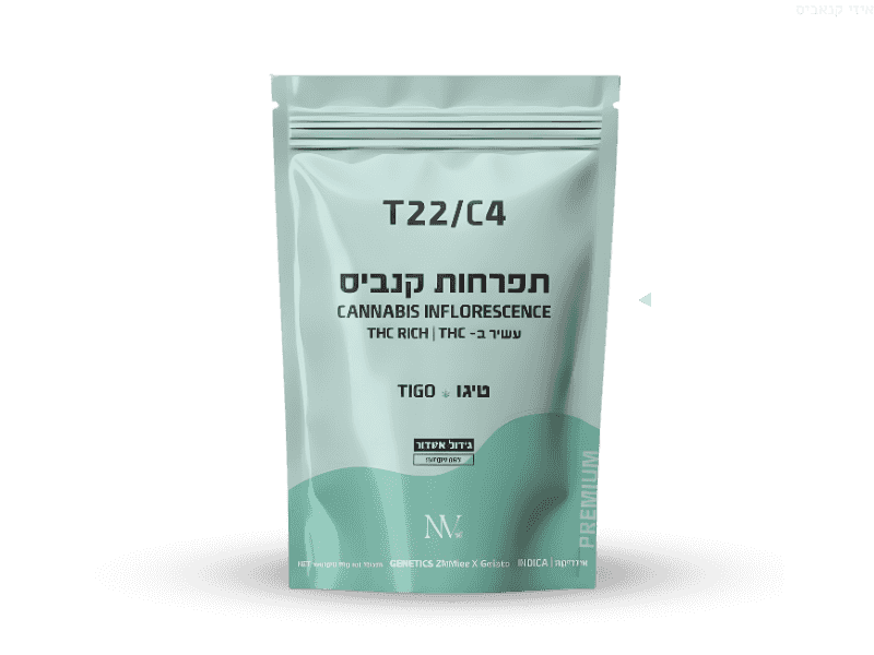 קנאביס רפואי תפרחת טיגו - T22/C4 - Tigo נובה קנאביס לילה - אינדיקה