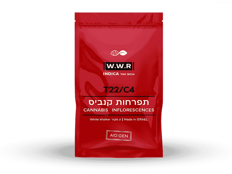 קנאביס רפואי תפרחת וו.וו.אר - T22/C4 - W.W.R מדיקן איקס לילה - אינדיקה