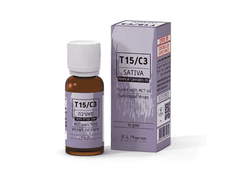 שמן בול פארמה (סאטיבה) מינון - T15/C3 - bol pharma