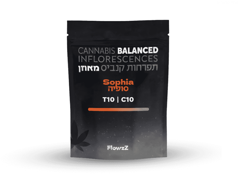 קנאביס רפואי תפרחת סופיה - T10/C10 - Sophia בזלת פארמה יום\לילה - היברידי