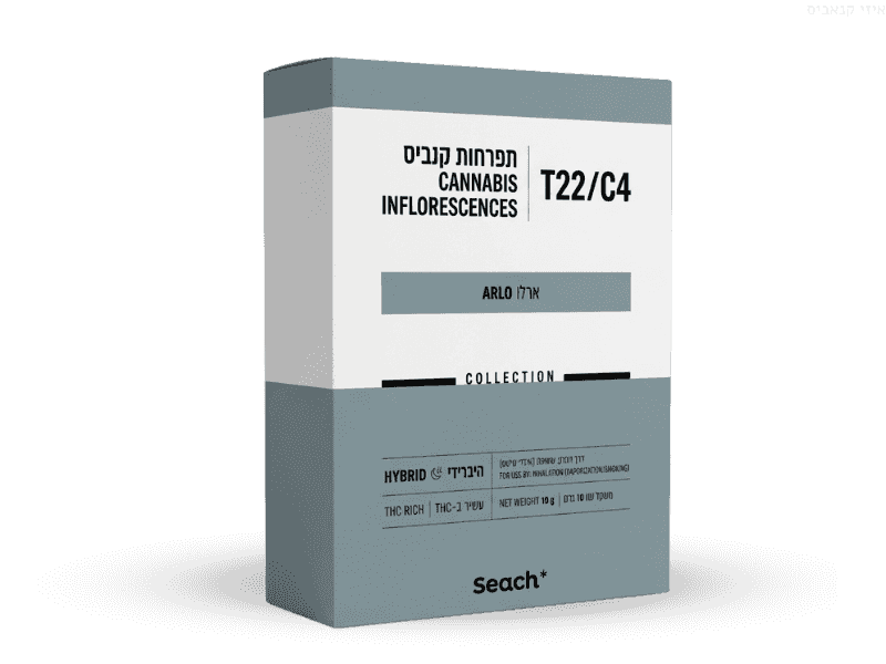 קנאביס רפואי תפרחת ארלו - T22/C4 - Arlo שיח מדיקל יום\לילה - היברידי