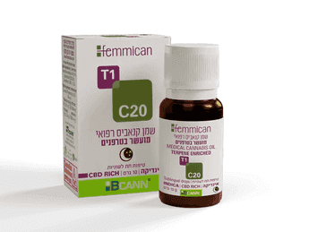 שמן פמיקאן אינדיקה מינון - T1/C20 - Femmican