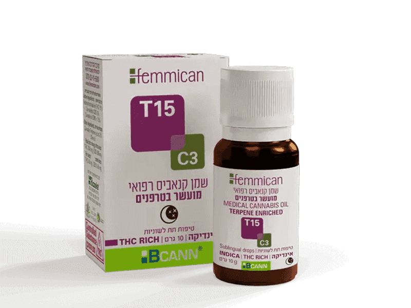 שמן פמיקאן אינדיקה מינון - T15/C3 - Femmican