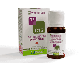 שמן פמיקאן סאטיבה מינון - T3/C15 - Femmican