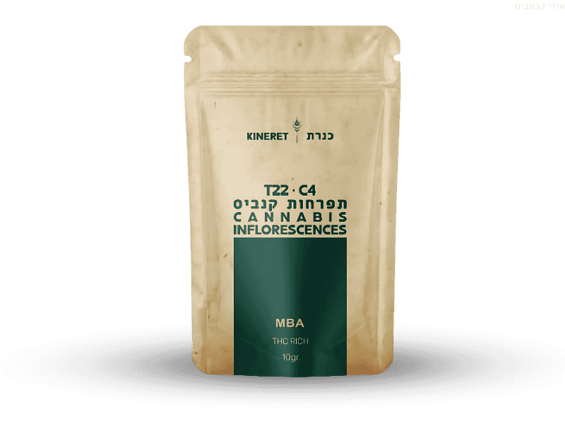 קנאביס רפואי תפרחת כנרת - T22/C4 - Kineret גרין פילדס לילה - אינדיקה