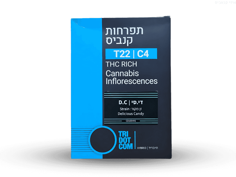 קנאביס רפואי תפרחת די.סי - T22/C4 - D.C קנדוק יום\לילה - היברידי