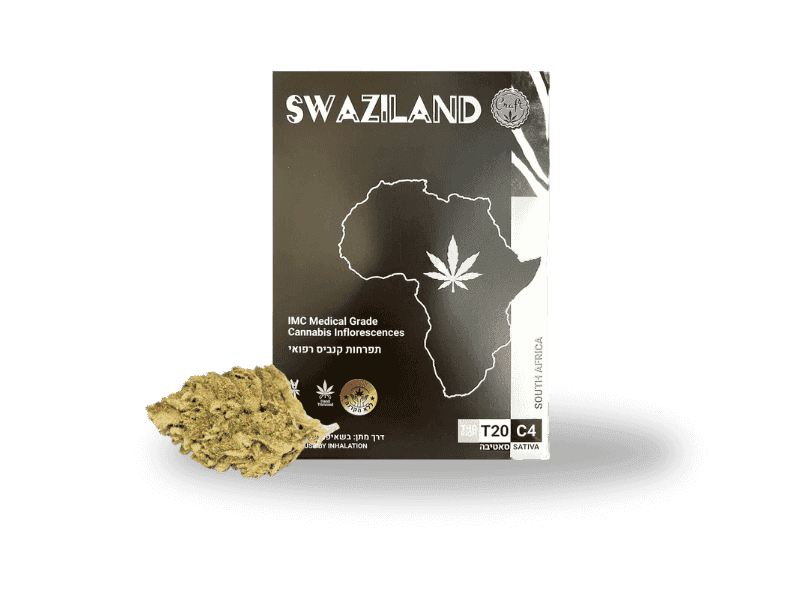 קנאביס רפואי תפרחת סווזילנד - T20/C4 - Swaziland בזלת פארמה יום - סאטיבה