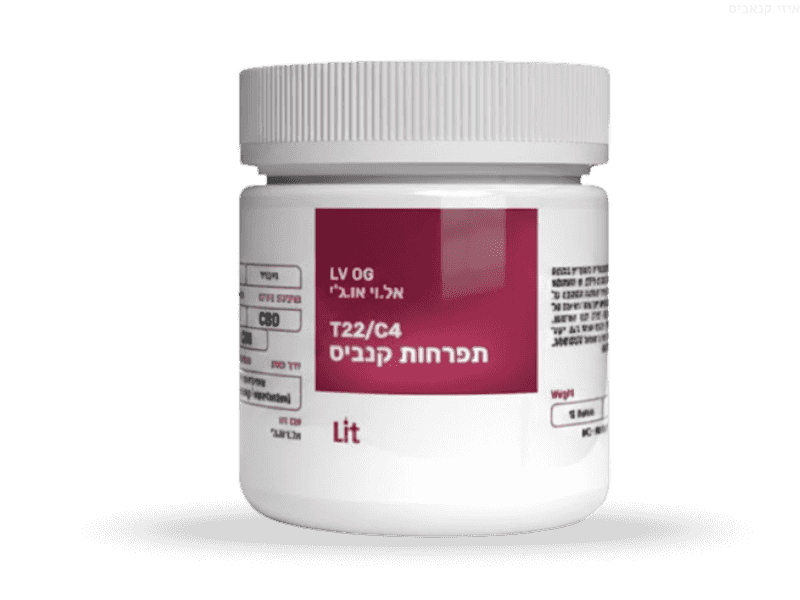 קנאביס רפואי תפרחת אל וי ג'י - T22/C4 - LV OG פיס נטורלס יום\לילה - היברידי