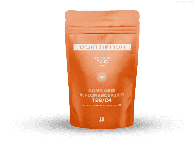 קנאביס רפואי תפרחת אף.איי.סי  - T22/C4 - F.I.C טוגדר פארמה לילה - אינדיקה