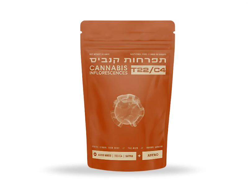 קנאביס רפואי תפרחת אסטרו מינטו  - T22/C4 - Astro Minto טוגדר פארמה יום - סאטיבה