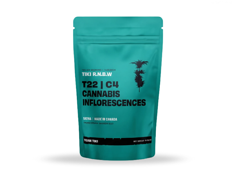 קנאביס רפואי תפרחת טיקי אר.בי.דאבליו - T22/C4 - TIKI R.N.B.W טוגדר פארמה יום - סאטיבה