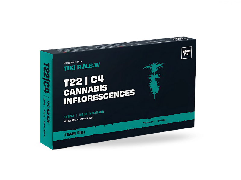 קנאביס רפואי תפרחת טיקי אר.בי.דאבליו - T22/C4 - TIKI R.N.B.W טוגדר פארמה יום - סאטיבה