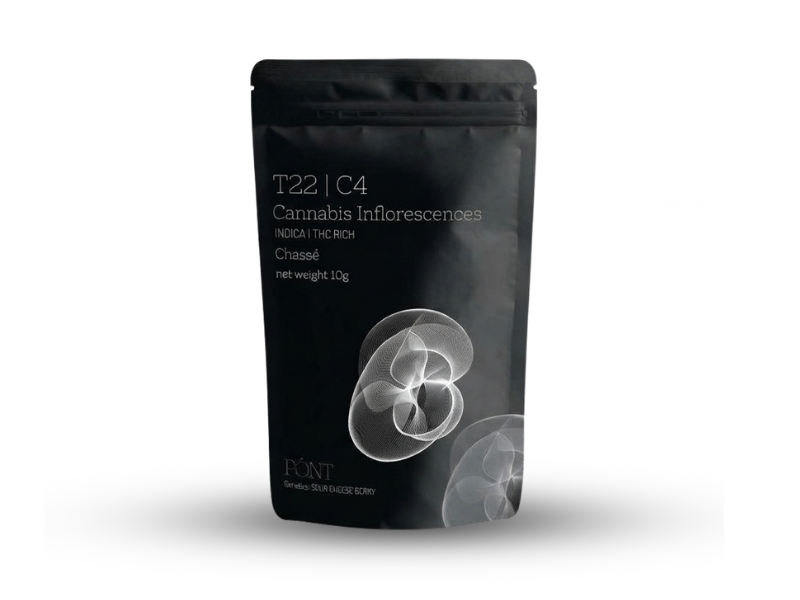 קנאביס רפואי תפרחת שאסה - T22/C4 - Chassé פלאנטק מדיקל לילה - אינדיקה