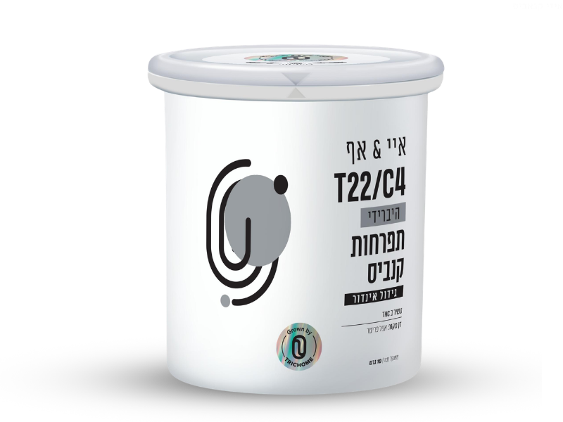 קנאביס רפואי תפרחת איי&אף - T22/C4 - A&F טריכום יום\לילה - היברידי